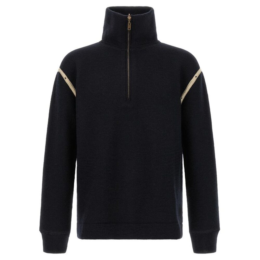 Maison Margiela Men Denim Patch Sweater